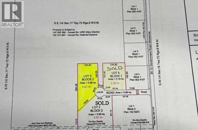 Lot 3, Range Road 84 Township Road 722, Wembley, Alberta  T0H 2J0 - Photo 2 - A2288606