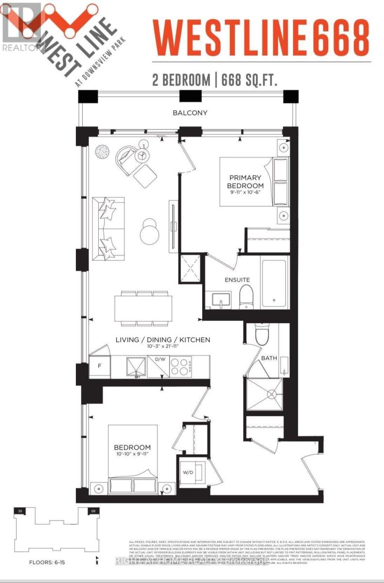 1508 - 1100 Sheppard Avenue W, Toronto, Ontario  M3J 0H1 - Photo 14 - W13448810