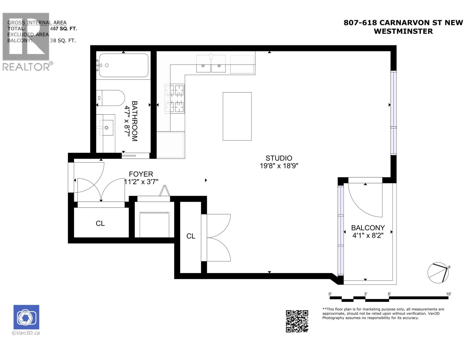807 618 Carnarvon Street, New Westminster, British Columbia  V3M 0N9 - Photo 25 - R3135854