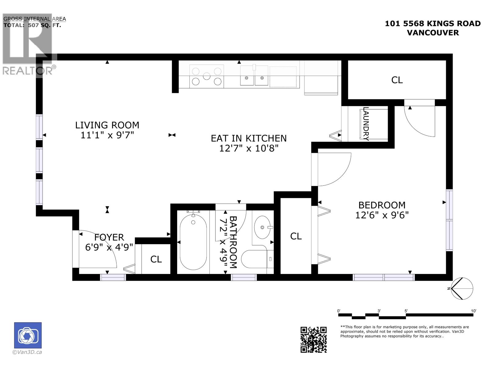 101 5568 Kings Road, Vancouver, British Columbia  V6T 1K8 - Photo 25 - R3130352