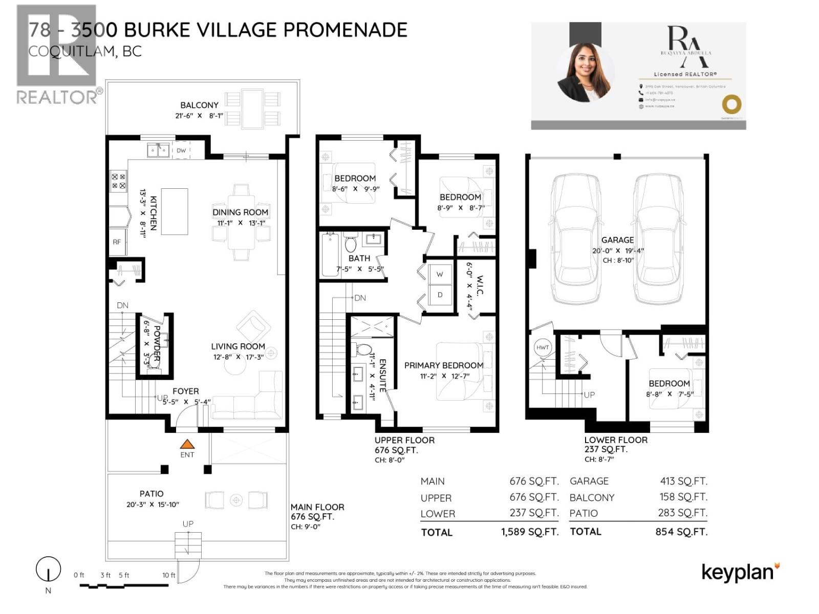78 3500 Burke Village Promenade, Coquitlam, British Columbia V3E 0N2 - Photo 29 - R3133804