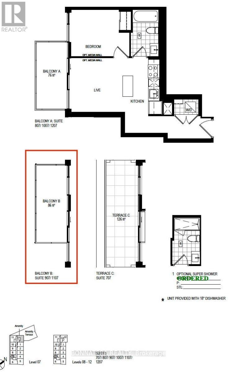 907 - 3006 William Cutmore Boulevard, Oakville, Ontario  L6H 8A4 - Photo 4 - W13451858