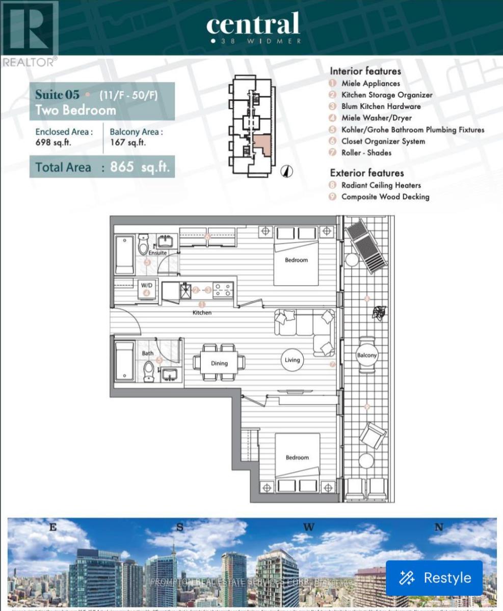 505 - 38 WIDMER STREET, Toronto, Ontario