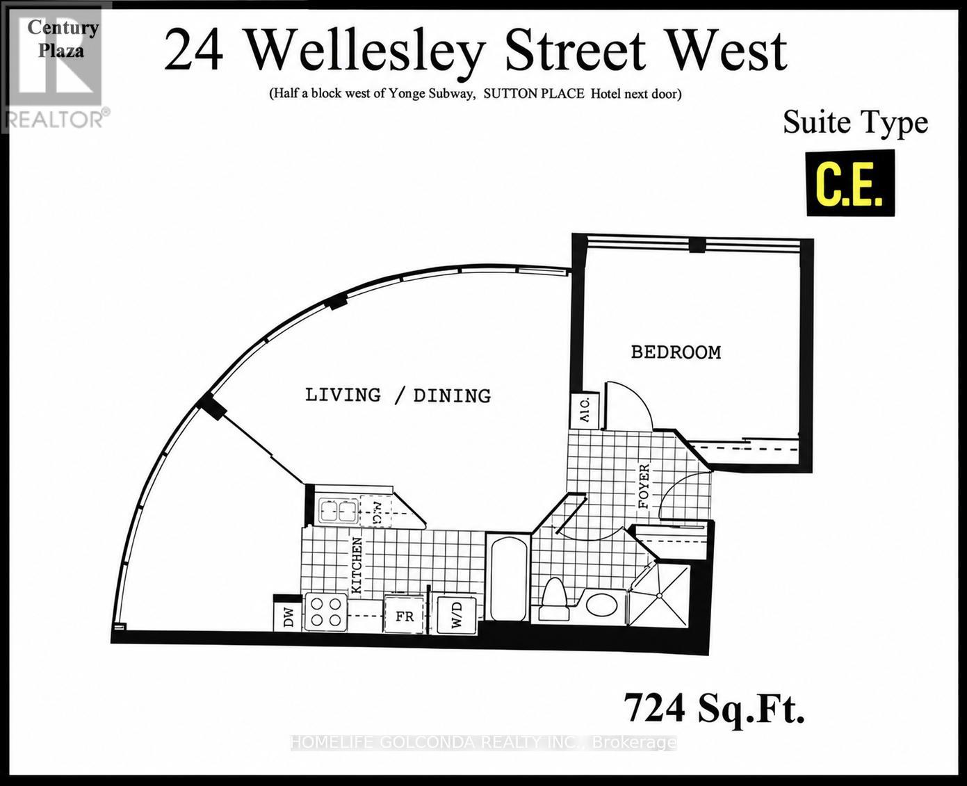 304 - 24 Wellesley Street W, Toronto, Ontario  M4Y 2X6 - Photo 2 - C13454204