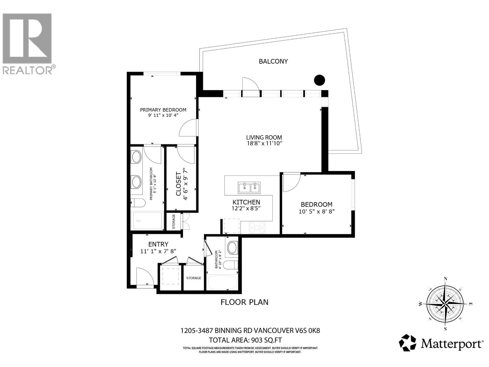 1205 3487 Binning Road, Vancouver, British Columbia  V6S 0K8 - Photo 3 - R3136879