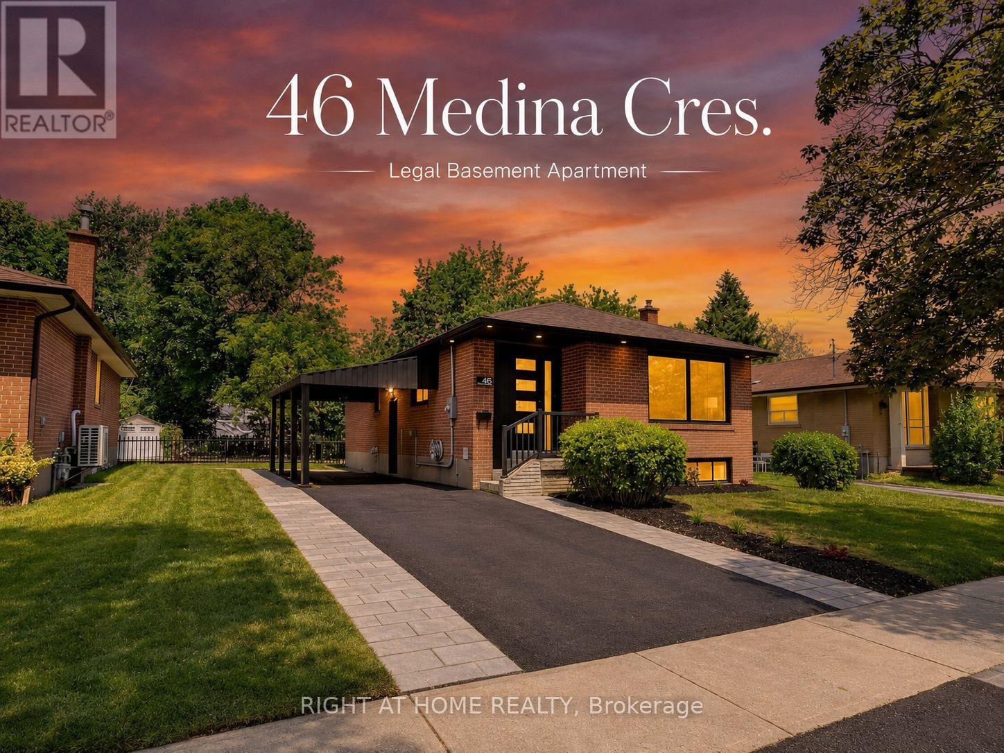 46 MEDINA CRESCENT, Toronto, Ontario