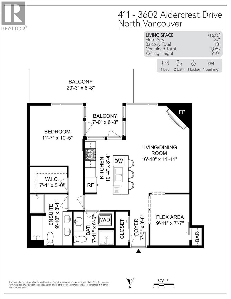 411 3602 Aldercrest Drive, North Vancouver, British Columbia  V7G 0A2 - Photo 34 - R3136849