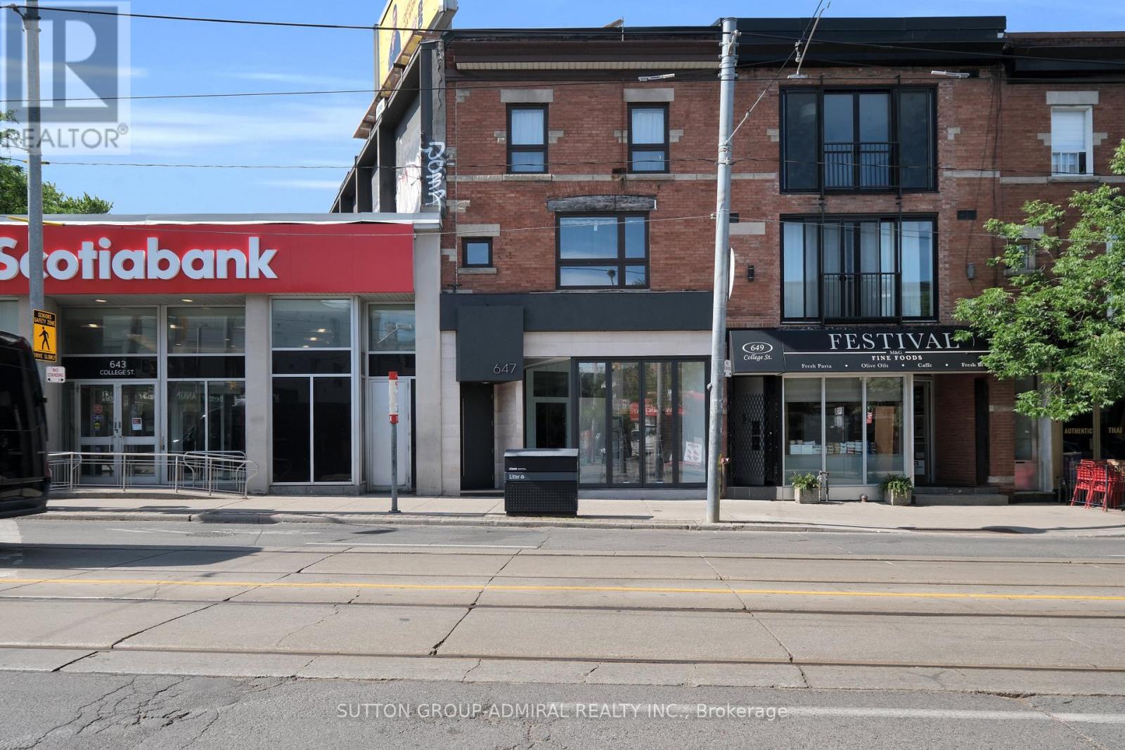 101 (MAIN FLOOR) - 647 COLLEGE STREET, Toronto, Ontario