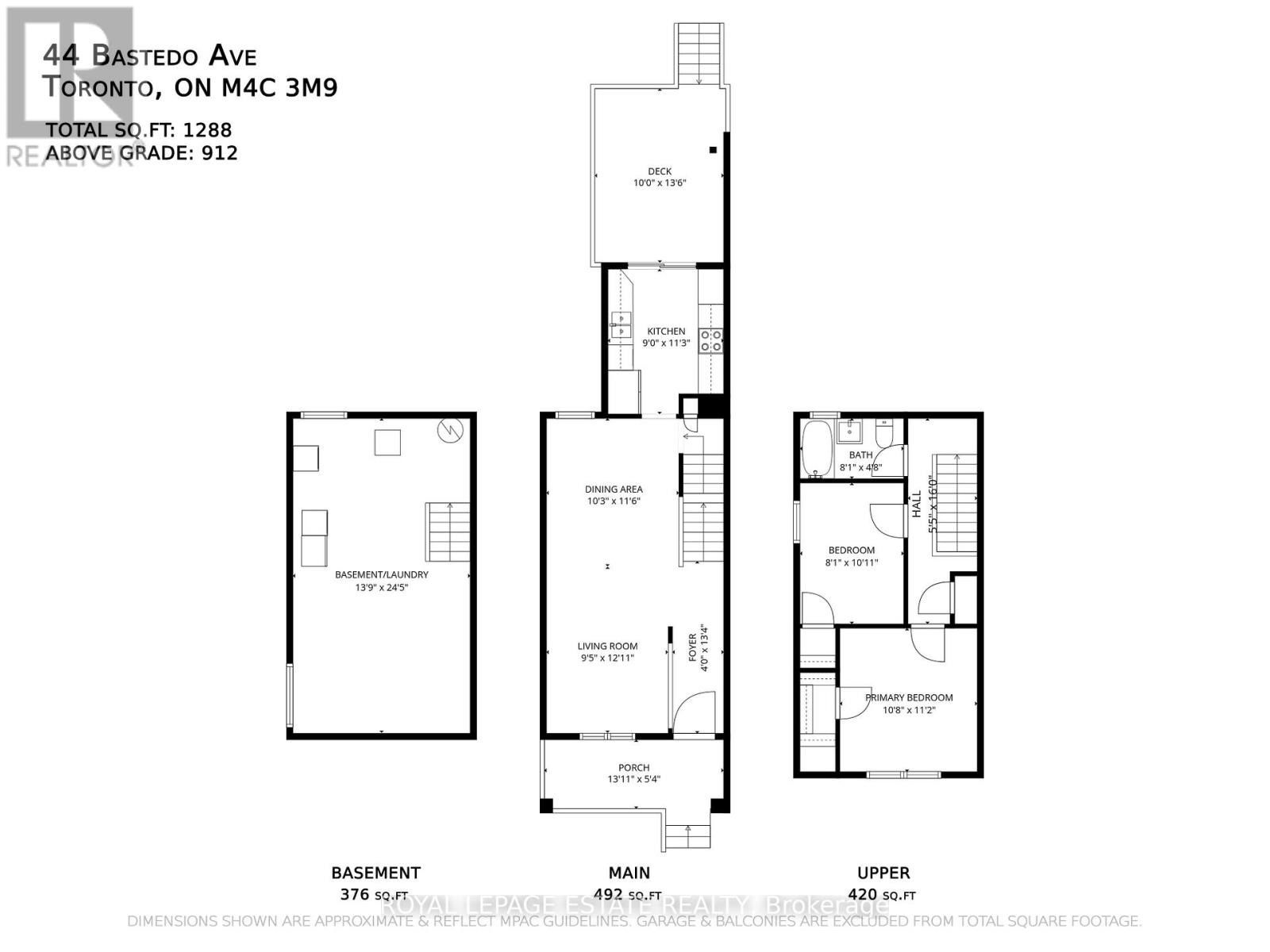 44 Bastedo Avenue, Toronto, Ontario  M4C 3M9 - Photo 33 - E13462022