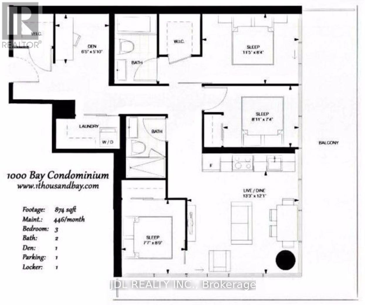 1108 - 57 St Joseph Street, Toronto, Ontario  M5S 0C5 - Photo 2 - C13469948