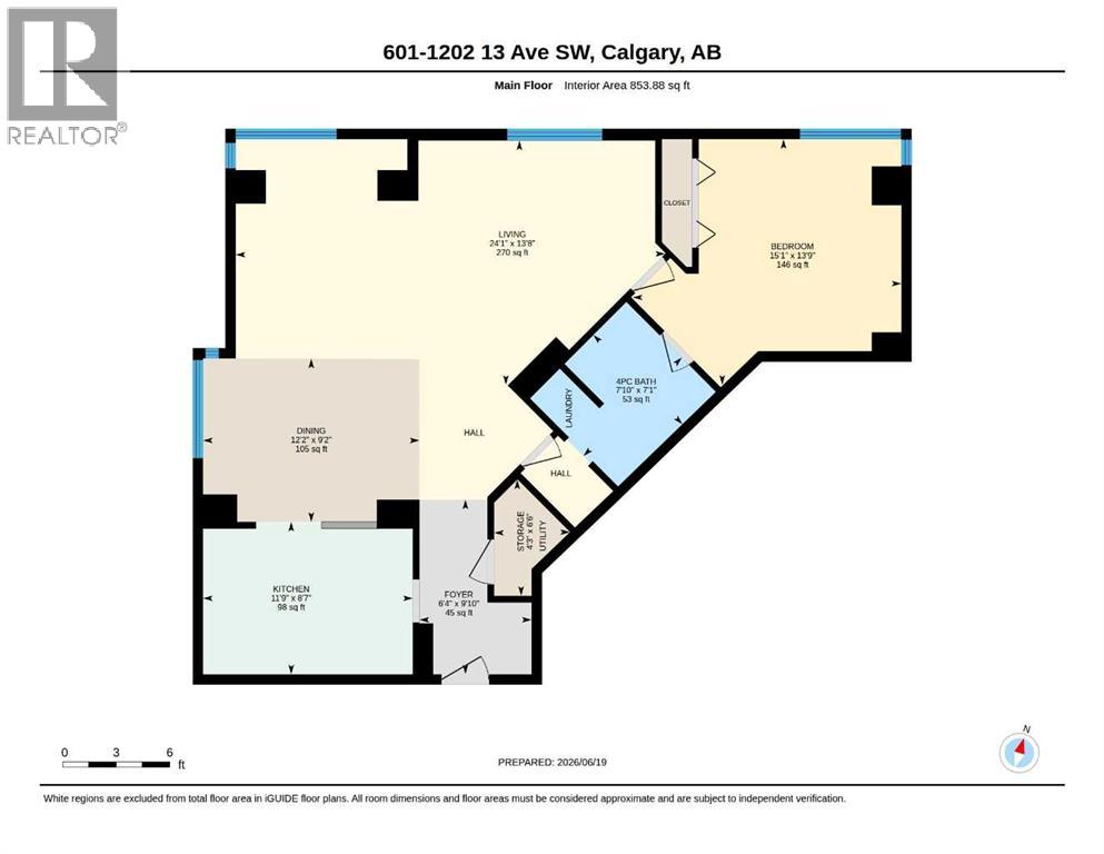 601, 1202 13 Avenue SW, Calgary, Alberta  T3C 0T1 - Photo 26 - A2321749