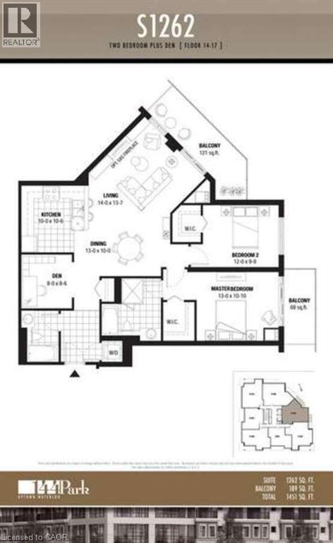 144 Park Street Unit# 1807, Waterloo, Ontario N2L 0B6 - Photo 5 - 40841508