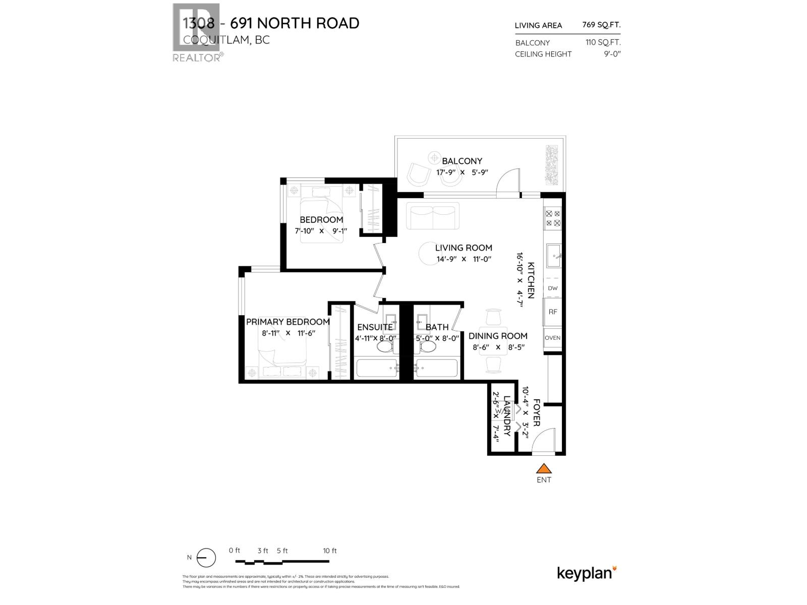 1308 691 North Road, Coquitlam, British Columbia  V3J 0H9 - Photo 16 - R3138525