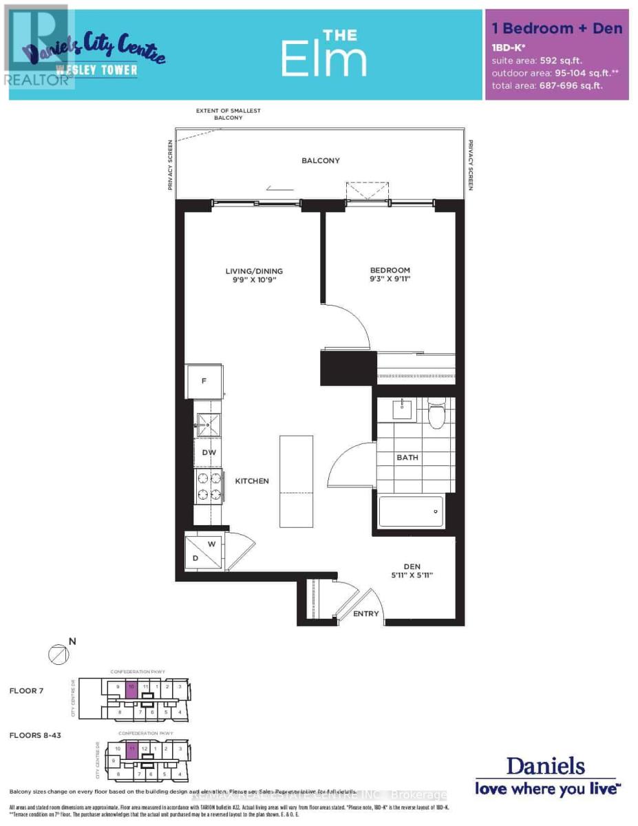 2811 - 4065 CONFEDERATION PARKWAY, Mississauga, Ontario