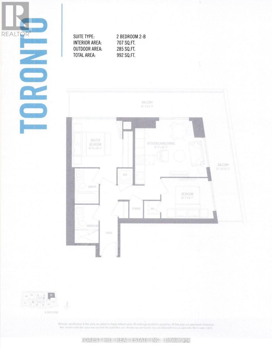 5402 - 2221 Yonge Street, Toronto, Ontario  M4S 2B4 - Photo 3 - C13477714