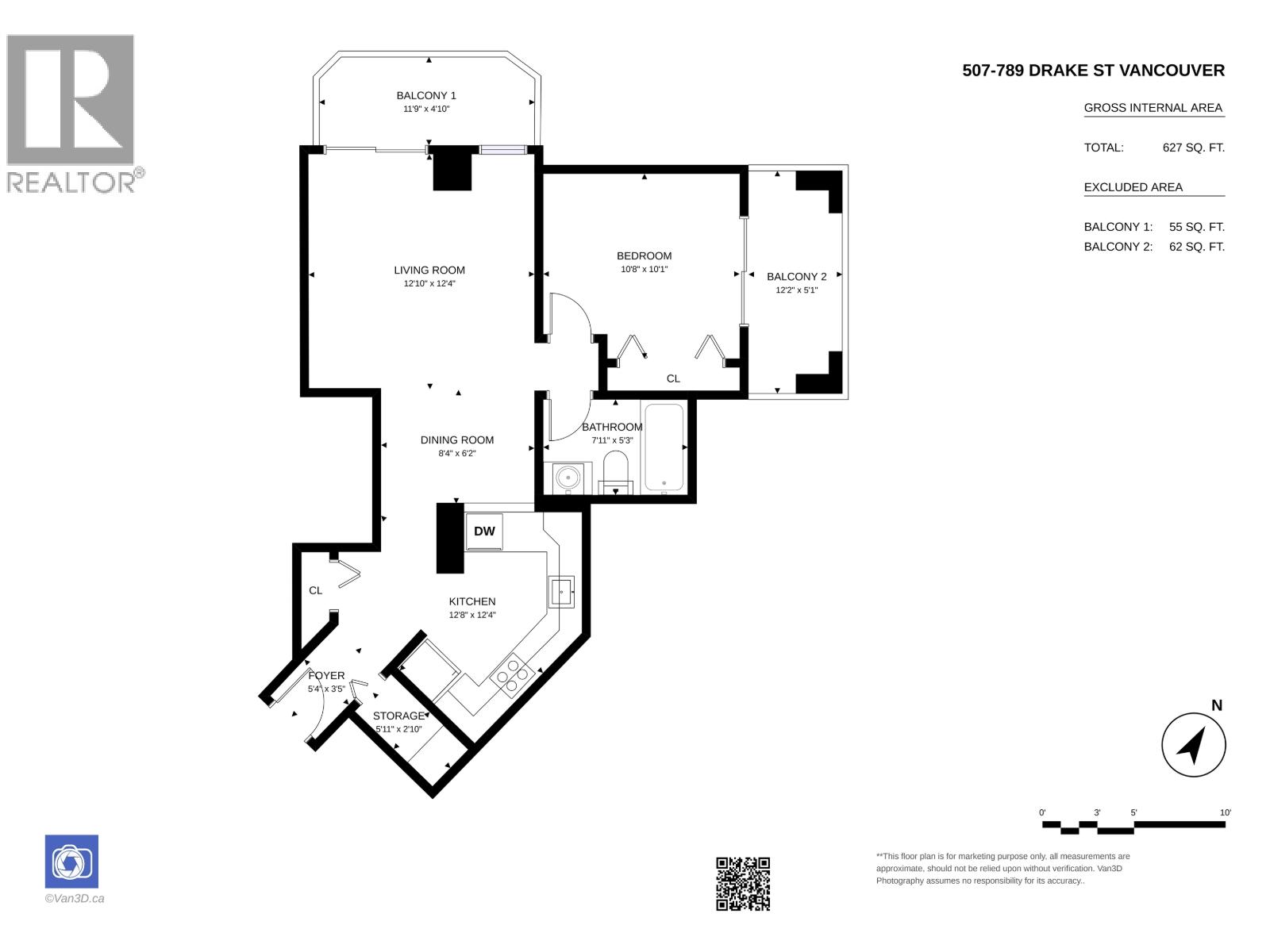 507 789 Drake Street, Vancouver, British Columbia  V6Z 2N7 - Photo 27 - R3138930