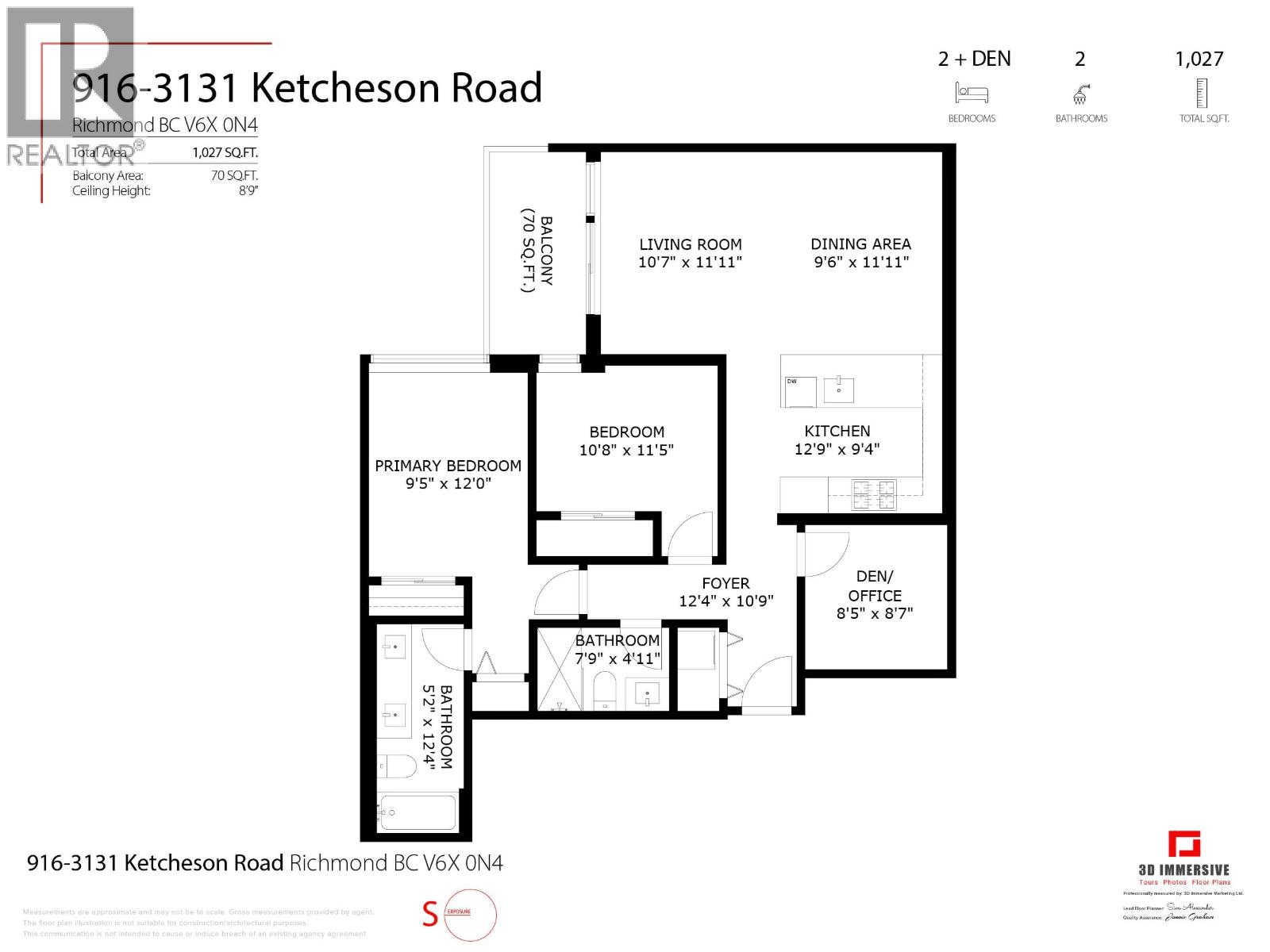 916 3131 Ketcheson Road, Richmond, British Columbia  V6X 0N4 - Photo 24 - R3095347