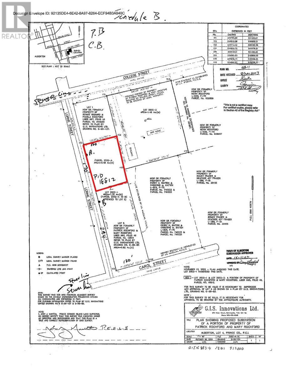 Lorne Street, Alberton, Prince Edward Island  C0B 1B0 - Photo 1 - 202615475