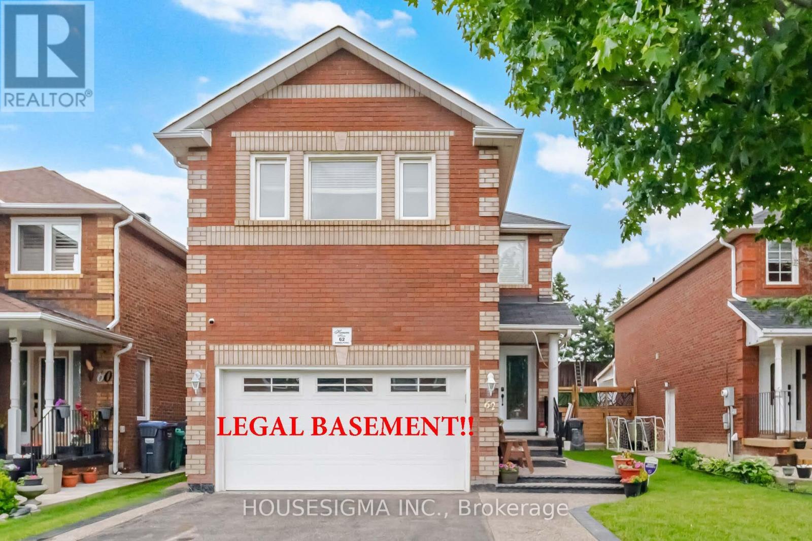 62 RAVENSCLIFFE COURT, Brampton, Ontario