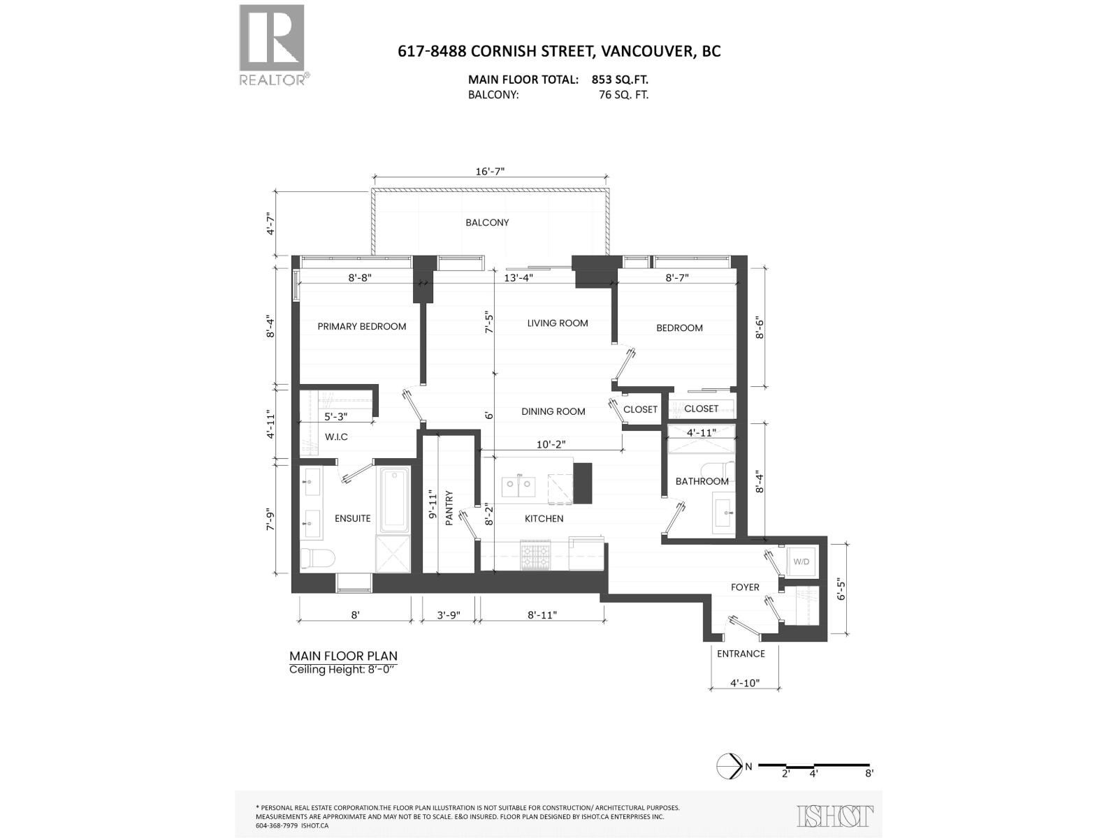 617 8488 Cornish Street, Vancouver, British Columbia  V6P 0C2 - Photo 13 - R3139312