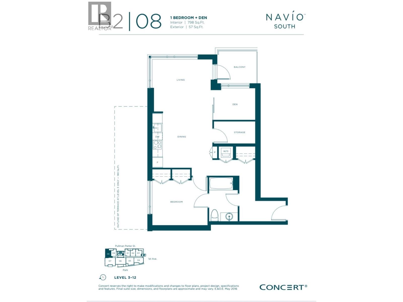 808 1688 Pullman Porter Street, Vancouver, British Columbia  V6A 0H3 - Photo 9 - R3139524