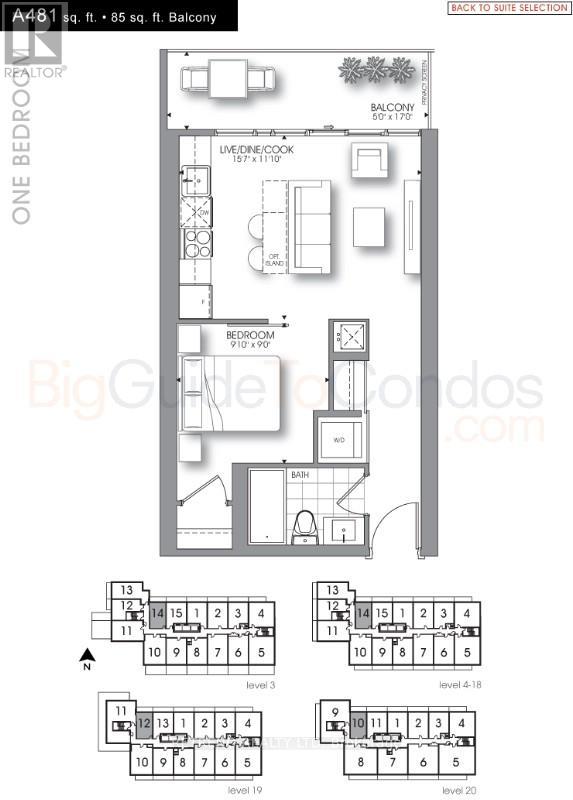 1114 - 105 George Street, Toronto, Ontario  M5A 0L4 - Photo 15 - C13486950