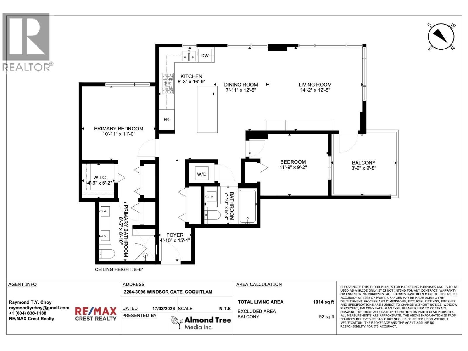 2204 3096 Windsor Gate, Coquitlam, British Columbia  V3B 0P4 - Photo 29 - R3139152