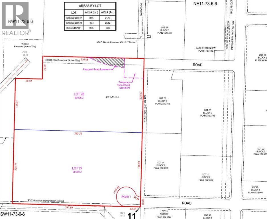 B2, L28 Pt: Nw-11-73-6-W6 Emerson Trail Industrial Pk Rd, Rural Grande Prairie No. 1, Alberta  T0H 3C0 - Photo 1 - A2322184