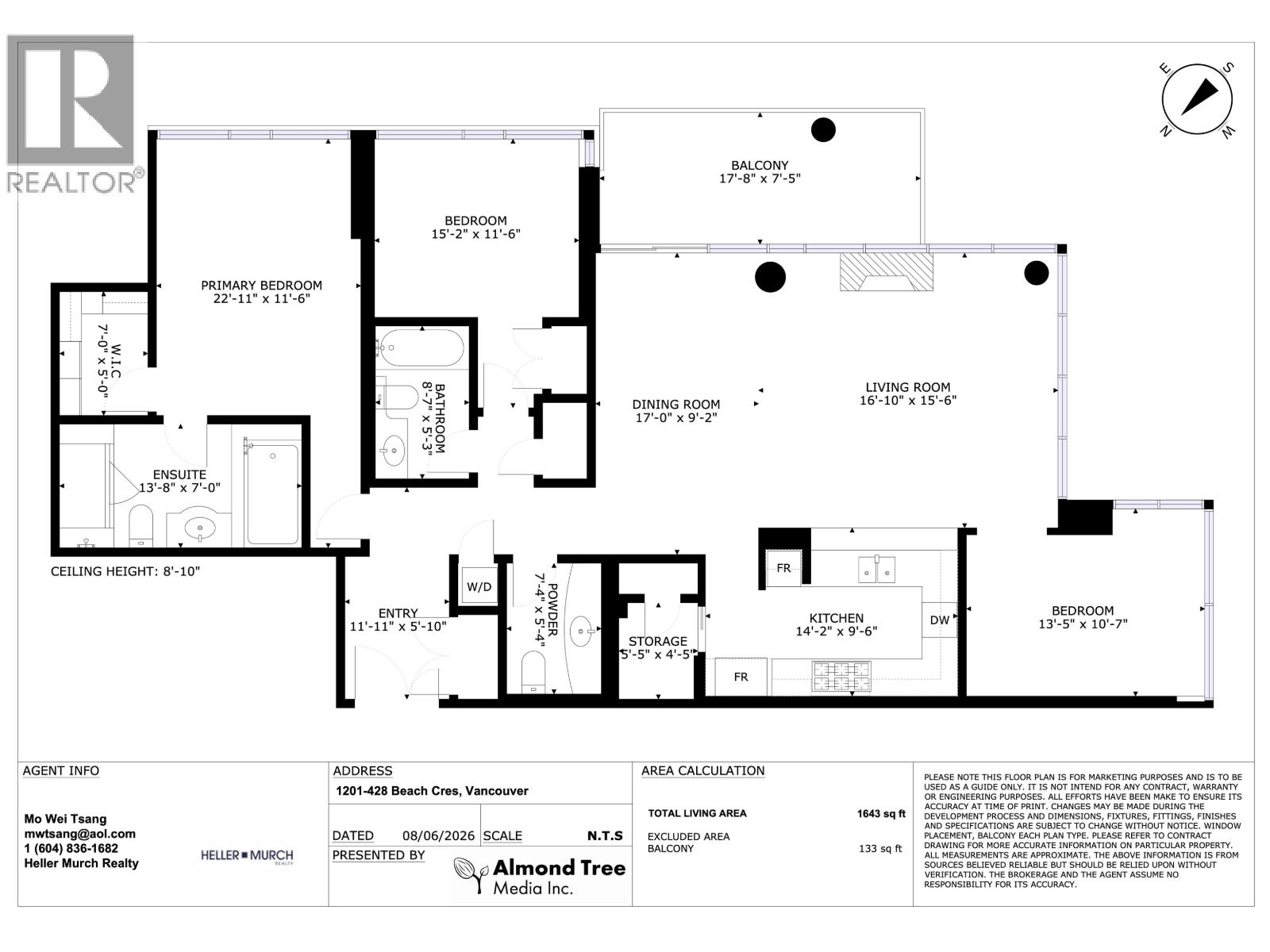 1201 428 Beach Crescent, Vancouver, British Columbia  V6Z 3G1 - Photo 40 - R3138670