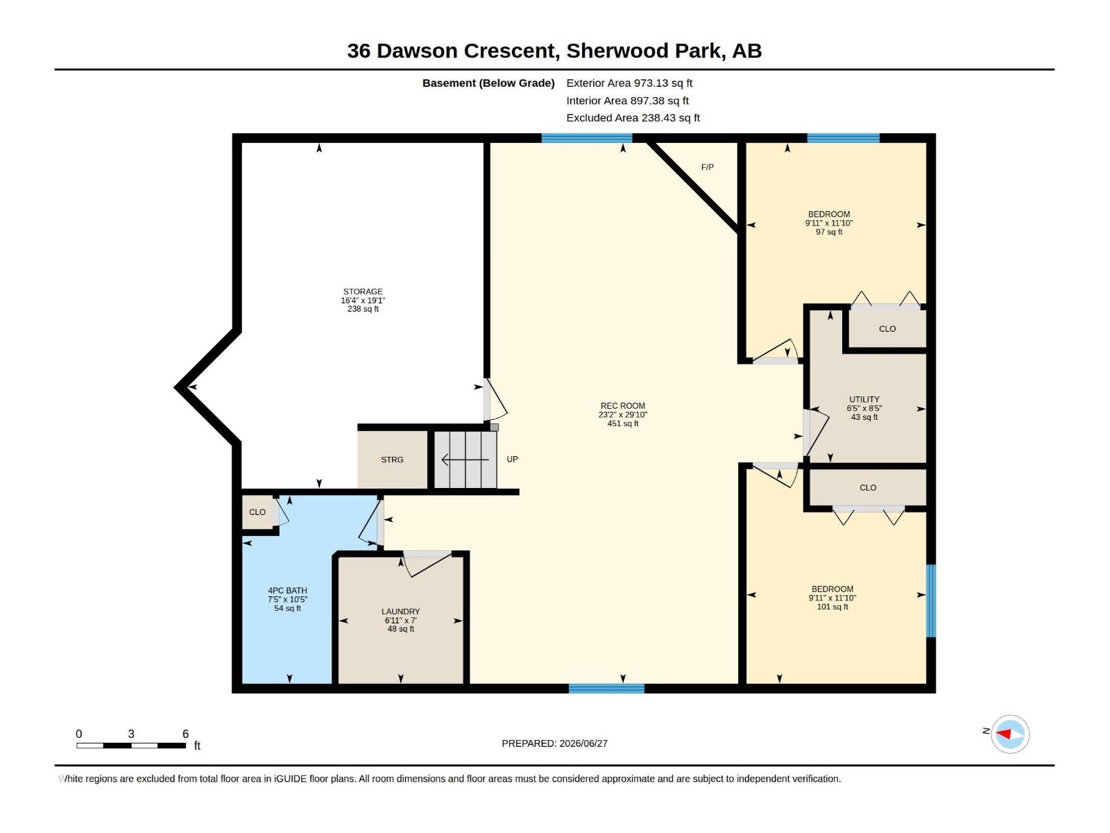 36 Dawson Cr, Sherwood Park, Alberta  T8H 1Z6 - Photo 62 - E4496097