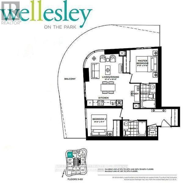 1308 - 11 Wellesley Street W, Toronto, Ontario  M4Y 1E8 - Photo 3 - C13499122