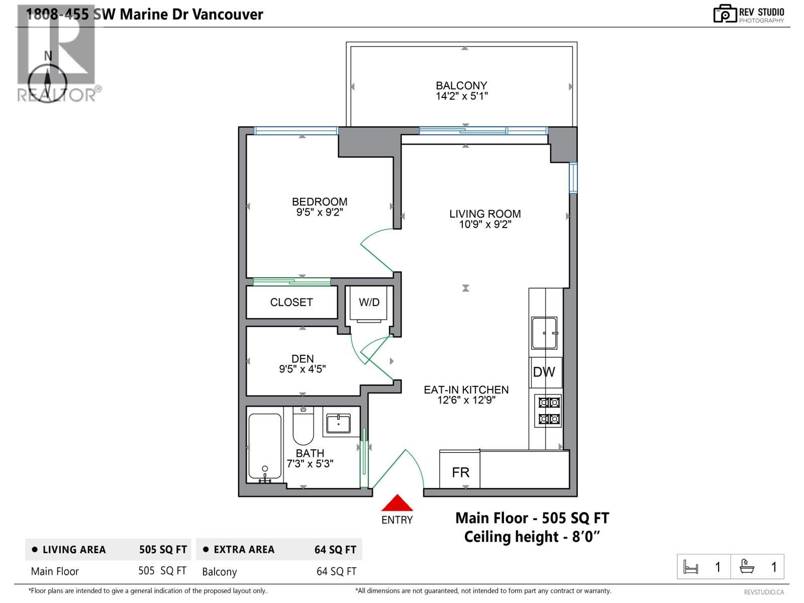 1808 455 SW Marine Drive, Vancouver, British Columbia  V5X 0H3 - Photo 31 - R3140779