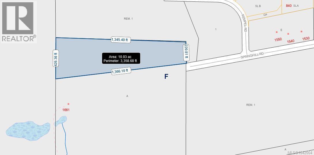 Lot 1 Springhill Rd, Errington, British Columbia
