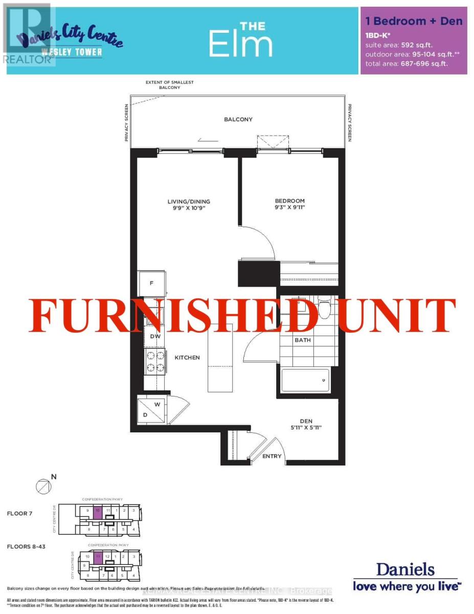 2811 - 4065 CONFEDERATION PARKWAY, Mississauga, Ontario