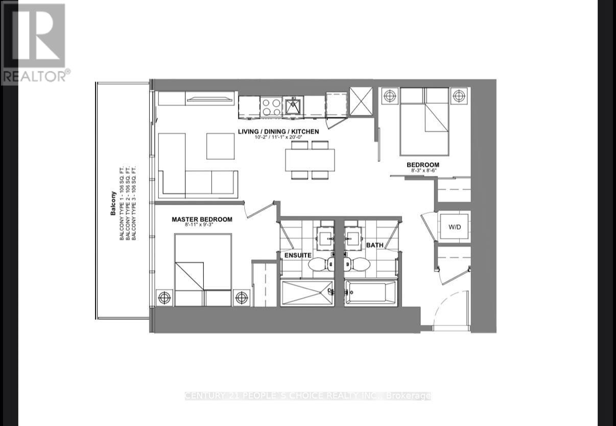4401 - 448 Burnhamthorpe Road W, Mississauga, Ontario  L5B 0R4 - Photo 10 - W13507792