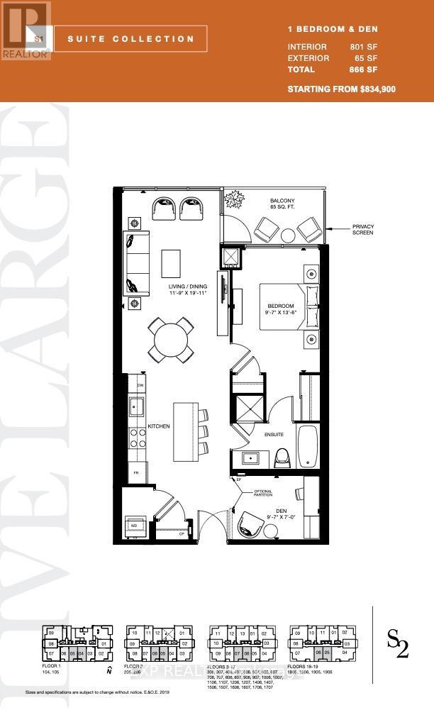 1106 - 1035 Southdown Road, Mississauga, Ontario  L5J 0A1 - Photo 21 - W13511472