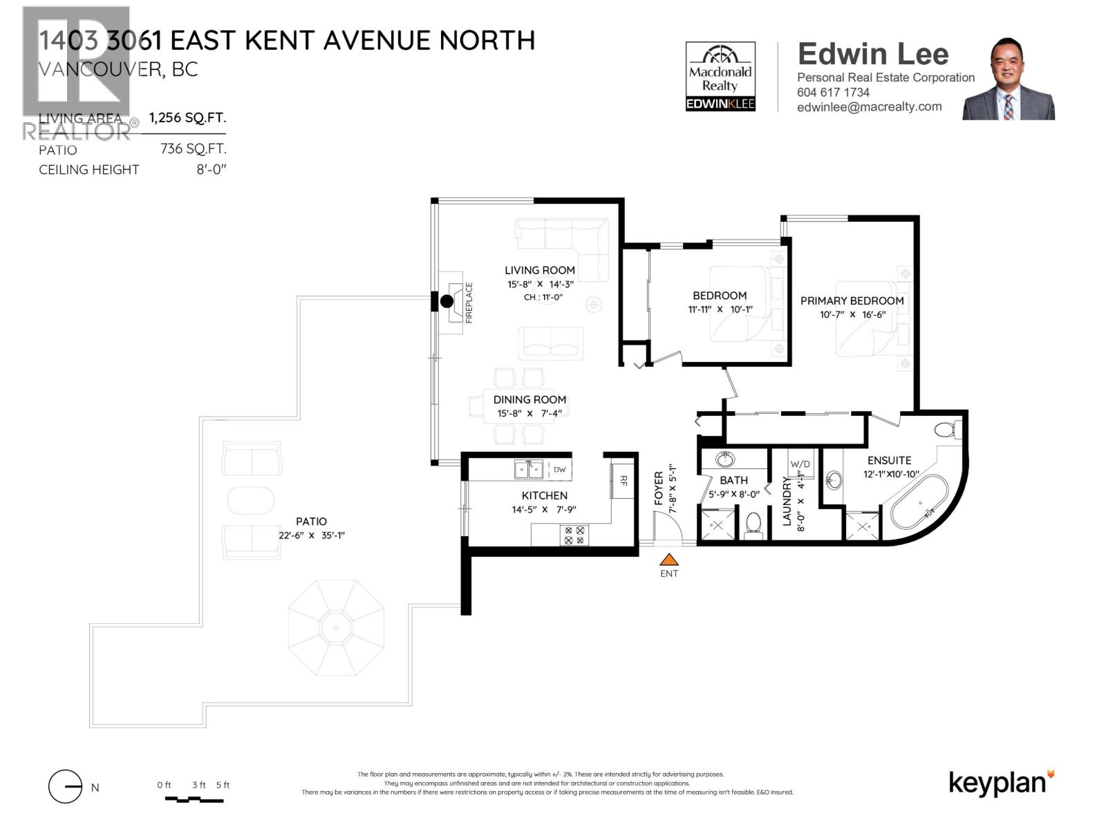 1403 3061 E Kent Avenue North, Vancouver, British Columbia  V5S 4P5 - Photo 40 - R3141883