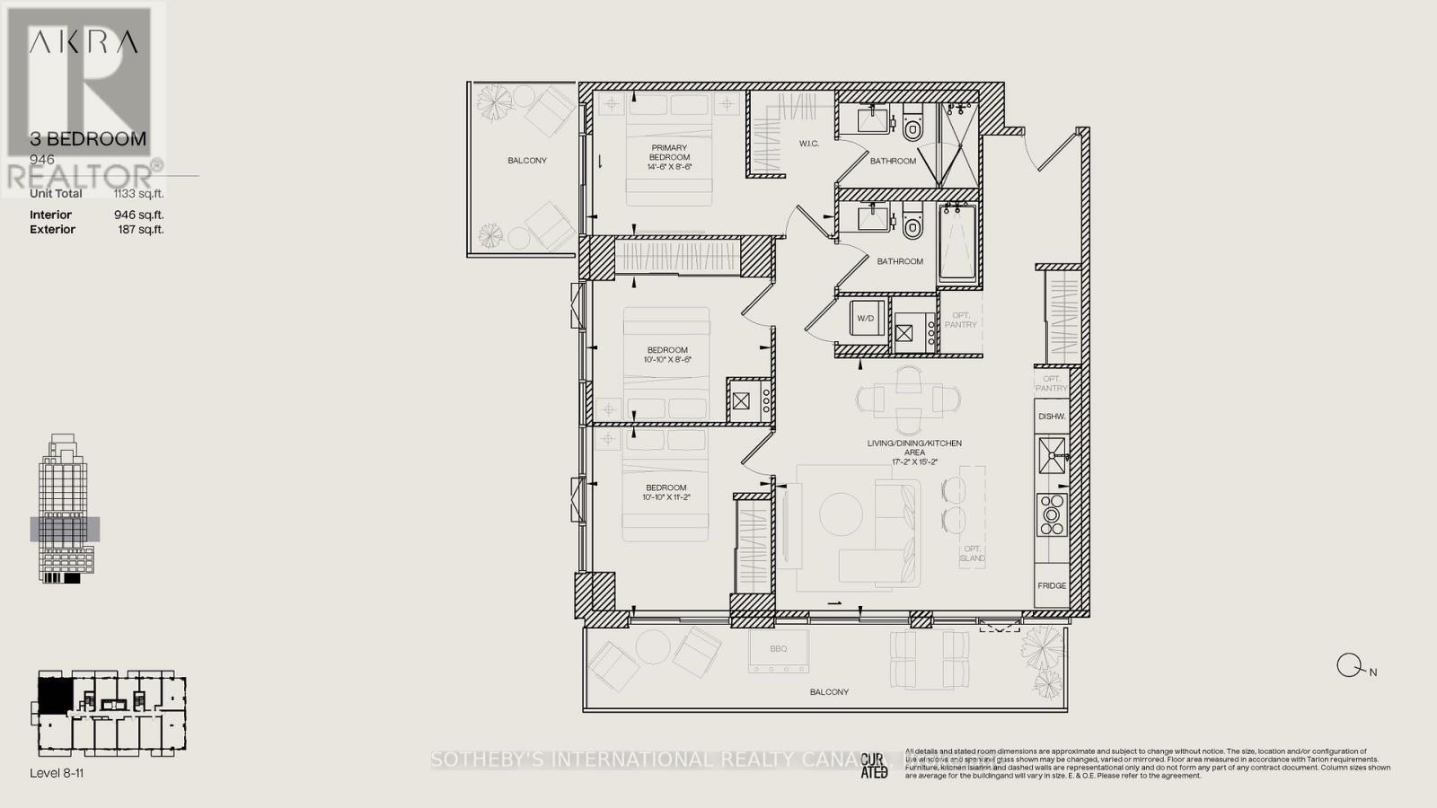 1110 - 109 Erskine Avenue, Toronto, Ontario  M4P 1Y5 - Photo 10 - C13516088