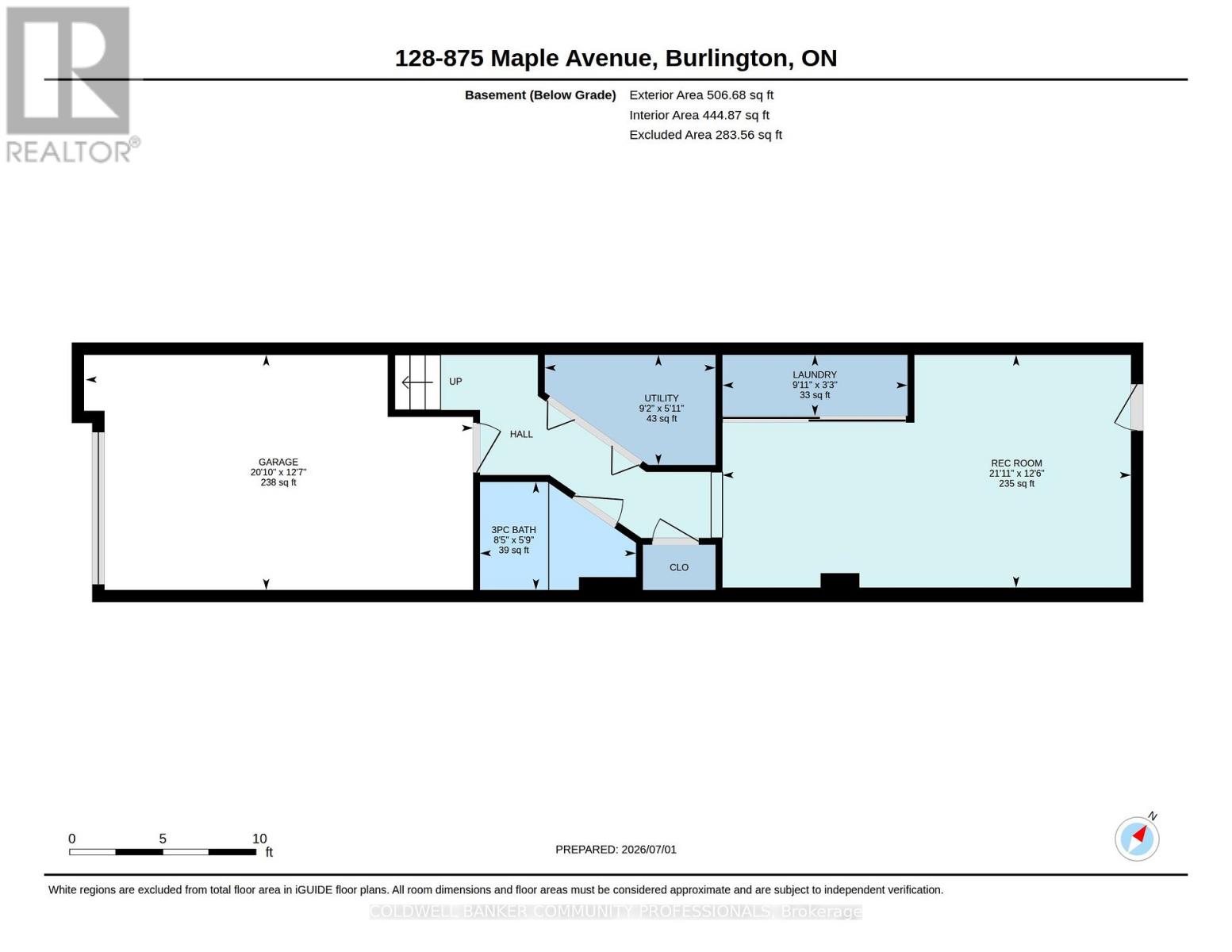 128 - 895 Maple Avenue, Burlington, Ontario  L7S 2H7 - Photo 45 - W13520302