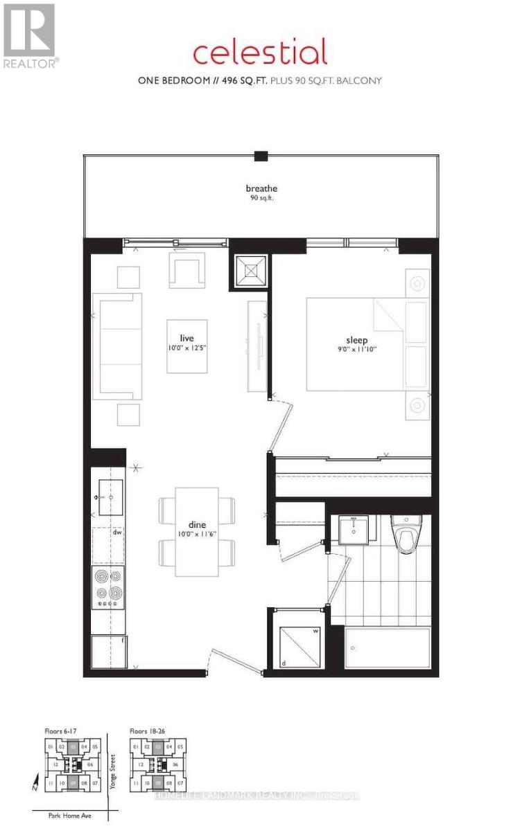 1909 - 5180 Yonge Street, Toronto (Willowdale West), Ontario  M2N 0K5 - Photo 2 - C13521668