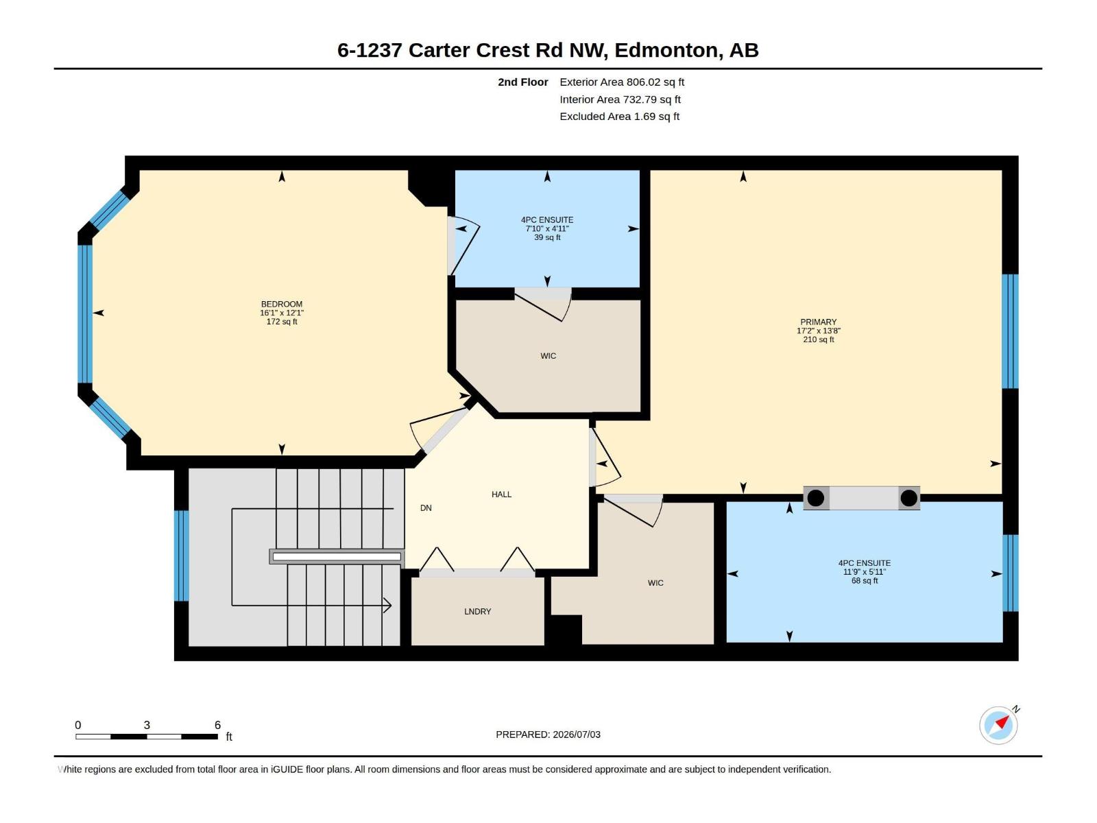 #6 1237 Carter Crest Rd NW, Edmonton, Alberta  T6R 2R2 - Photo 31 - E4497099