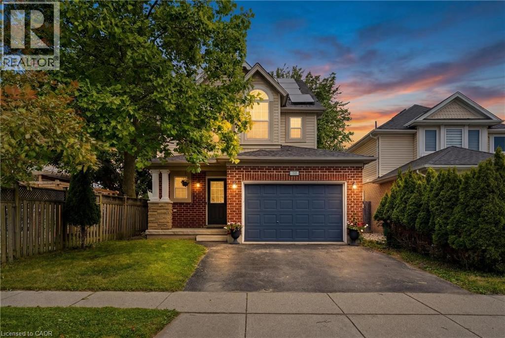 Welcome home to this beautiful, turnkey property in the highly sought-after Hespeler Village community. Offering OVER 2800 SQFT OF FINISHED LIVING SPACE, this solid home features an exceptional layout and thoughtful updates throughout. The main and 2nd levels are completely Carpet-Free, featuring laminate flooring and large windows that flood the home with natural light from every angle. The main floor highlights include a large EAT-IN KITCHEN equipped with stainless steel appliances (including a natural gas stove) and a kitchen island, alongside a sunken living room centered around a cozy GAS FIREPLACE. From here, sliding glass doors lead out to an expansive wood deck overlooking a large, private backyard shaded by mature trees—your own quiet retreat at the end of the day! Upstairs, you'll find three generously sized Bedrooms, including a large Primary Bedroom, a 5-PC CHEATER ENSUITE BATHROOM featuring a jetted tub, and a dedicated Laundry Room complete with a sink for extra convenience. The bright UPPER-LEVEL LOFT serves as an incredibly versatile bonus area, functioning as a POTENTIAL 4TH BEDROOM, home office, or entertainment retreat. The fully FINISHED BASEMENT rounds out the home with a sizeable Rec Room, BRAND-NEW CARPET, a 3-PC Bathroom, a cold room, and extra space to stash away seasonal items. The 1.5-CAR FINISHED GARAGE WITH EPOXY RESIN FLOOR offers plenty of extra room for tools, bikes, or hobby gear, plus a double-wide driveway providing parking for 3 vehicles. NEWER ROOF SHINGLES, A/C UNIT, WATER HEATER, REFRIGERATOR. Situated on a quiet, family-friendly street, this home offers easy access to Queen Street's shops, cafés, and riverside restaurants, along with Forbes Park and the Speed River Trail for outdoor time. Guelph and Kitchener are both about 10 minutes away, with Highway 401 close by for commuters heading toward Toronto or beyond. View today to make this house your HOME! (id:48254)