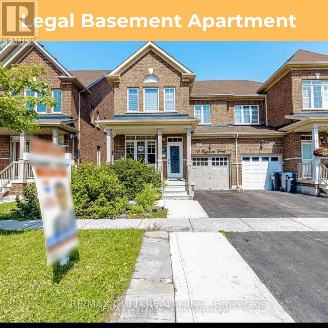 12 FITZGIBSON STREET, Brampton, Ontario