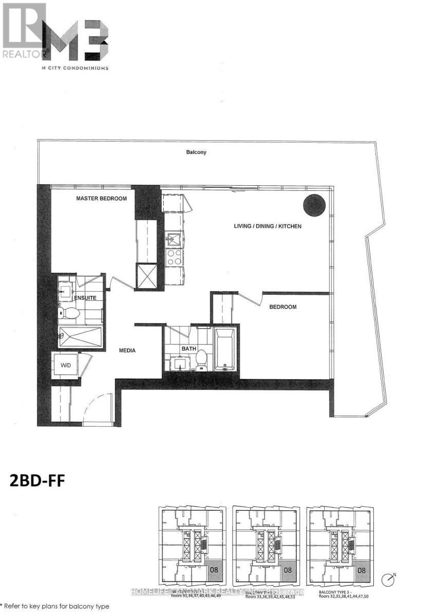 4608 - 448 Burnhamthorpe Road W, Mississauga, Ontario  L5B 0R4 - Photo 13 - W13523876