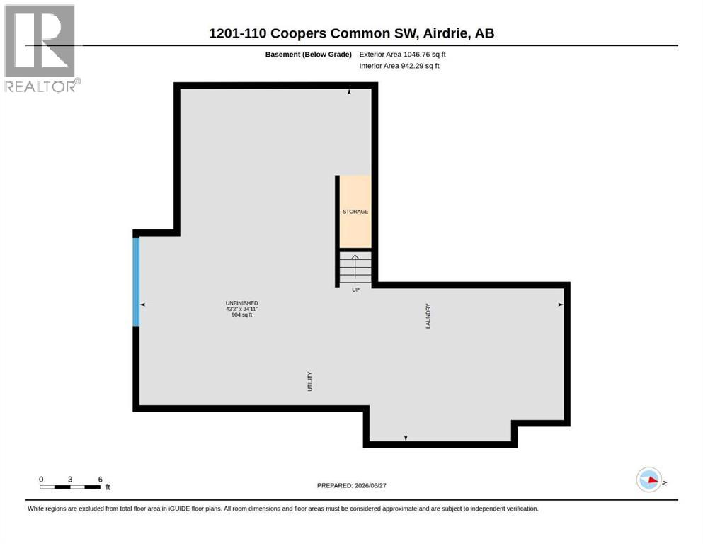 1201, 110 Coopers Common, Airdrie, Alberta  T4B 3Y3 - Photo 42 - A2322478