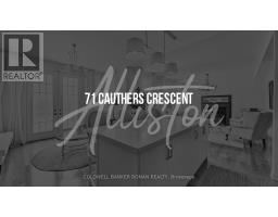 71 CAUTHERS CRESCENT, New Tecumseth, Ontario