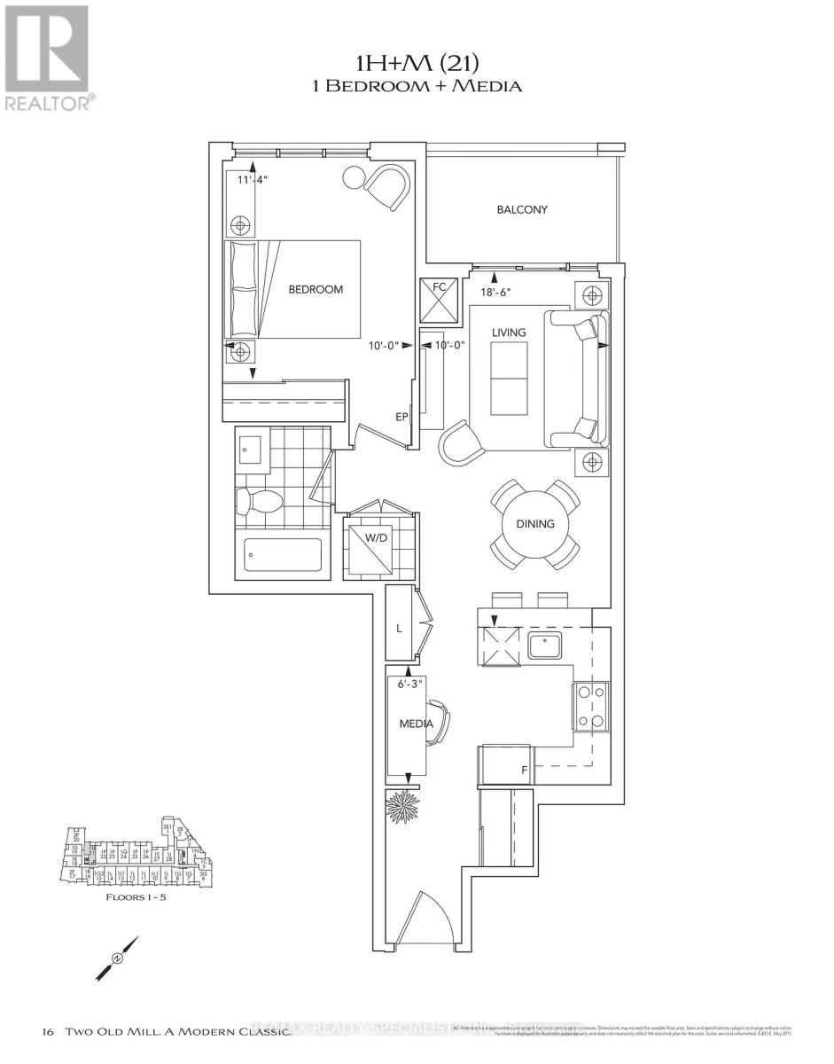 421 - 2 Old Mill Drive, Toronto, Ontario M6S 0A2 - Photo 2 - W13529218