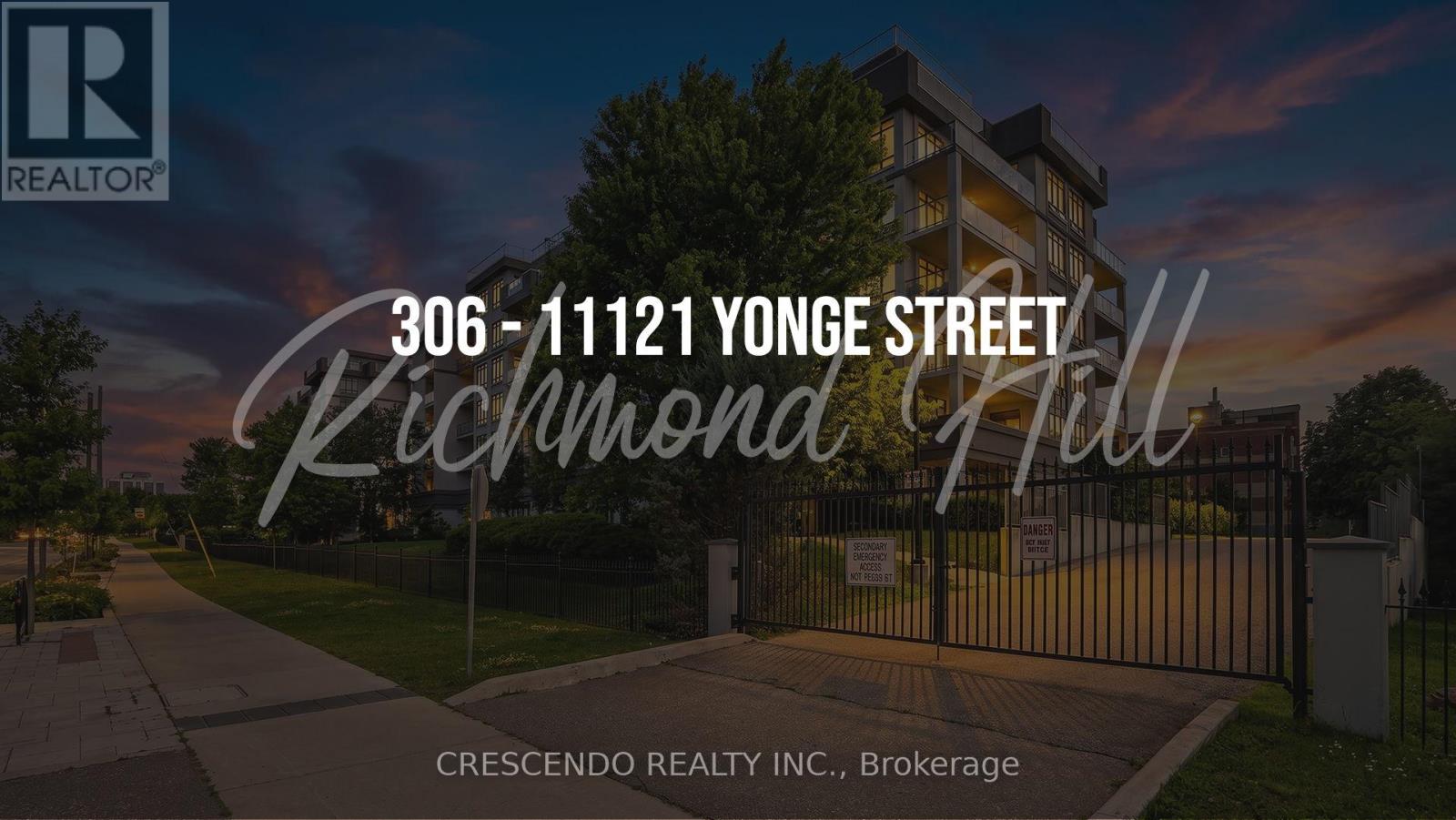 306 - 11121 YONGE STREET, Richmond Hill (Devonsleigh)