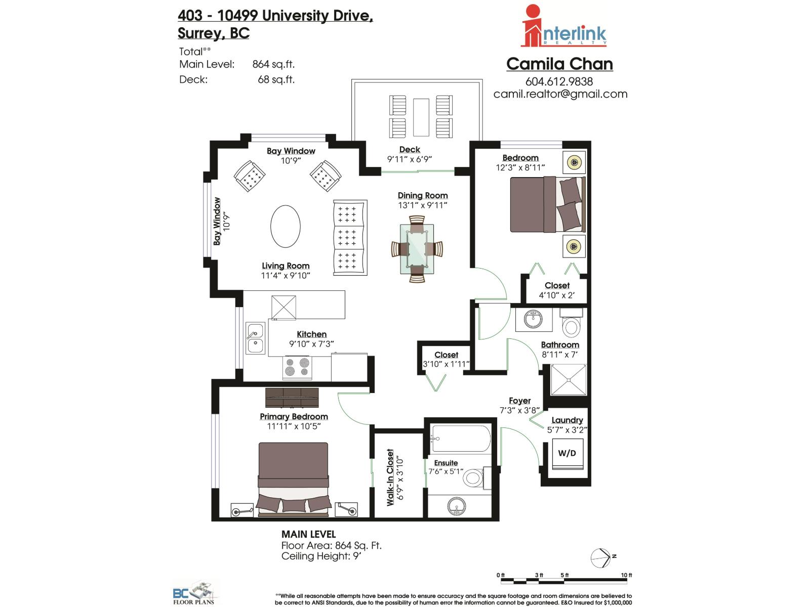 403 10499 University Drive, Surrey, British Columbia  V3T 0A4 - Photo 22 - R3143165