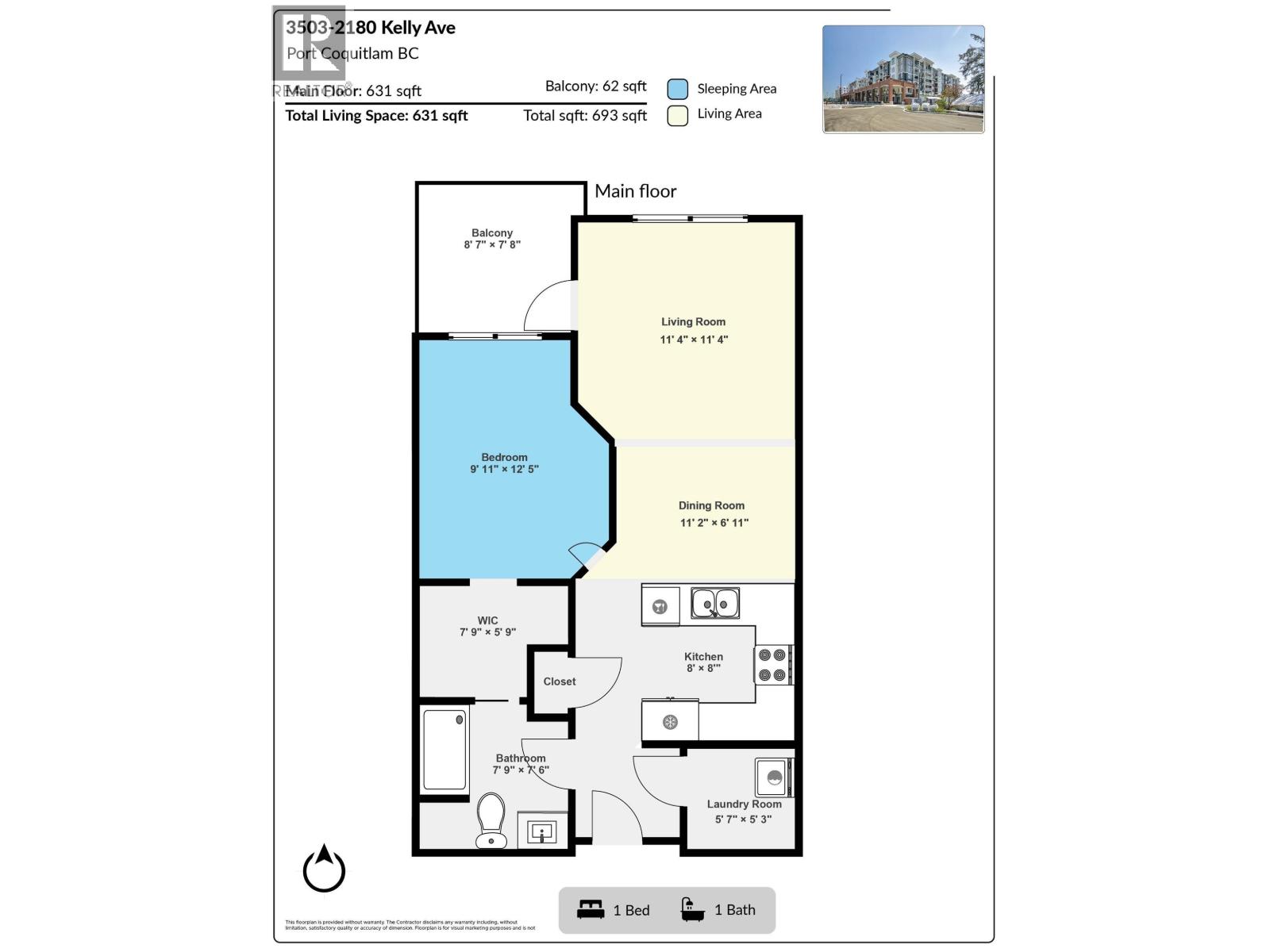 3503 2180 Kelly Avenue, Port Coquitlam, British Columbia  V3C 0S4 - Photo 3 - R3143535